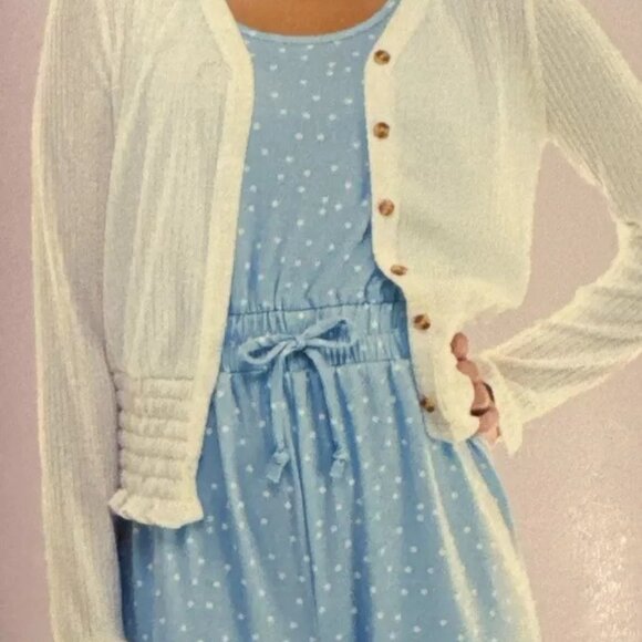 trixxi girl 2 piece jumpsuit Set Jumpsuit & Cardigan Size XS - (5/6) - Picture 4 of 4